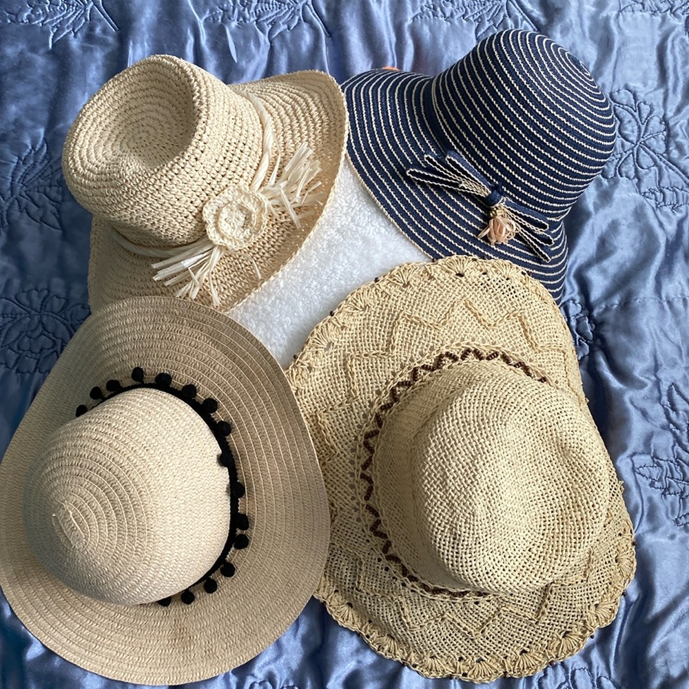 Summer beach hats